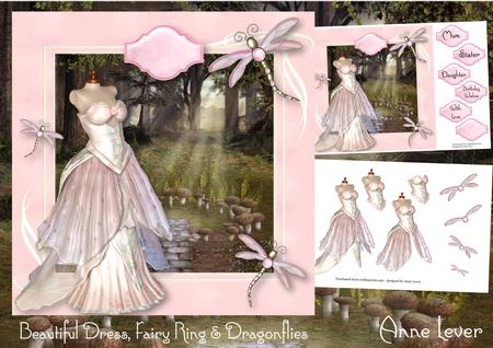 Beautiful Dress, Fairy Ring & Dragonflies