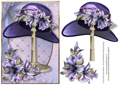 Gorgeous Hat with Wynter Lilies