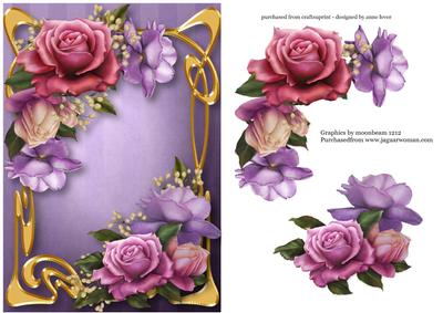 Art Nouveau Belle Roses