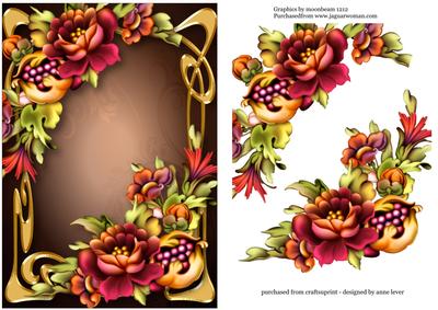Beautiful Bright Art Nouveau Flowers