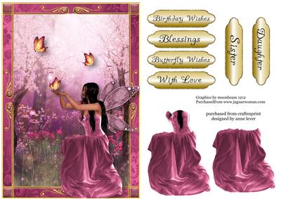 Purple Butterfly Fairy