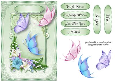 Gorgeous Butterflies & Lilies