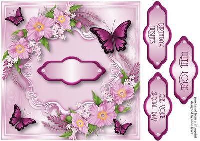 Gorgeous Floral and Butterflies