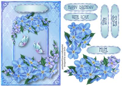 Fabulous Forget-me-nots & Flutters