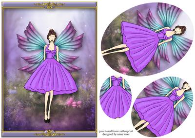 Fabulous Lindy Fairy Oval Pyramid Topper