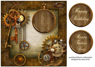 Male Topper Cogs, Keys & Watches