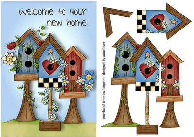 Welcome to Your New Home - Birdhouse