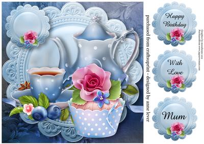 Time for Tea with Fancy Cupcake