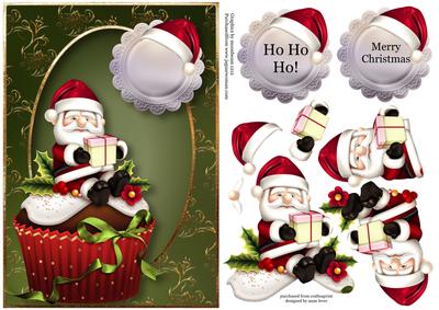 Fabulous Father Christmas Cupcake