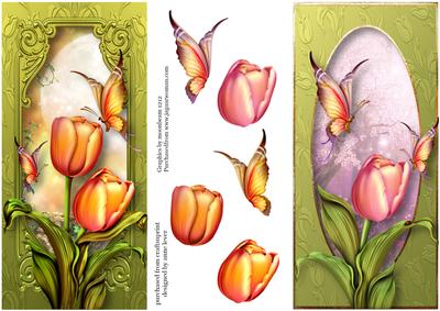 2 Spring Tulips Dl Toppers
