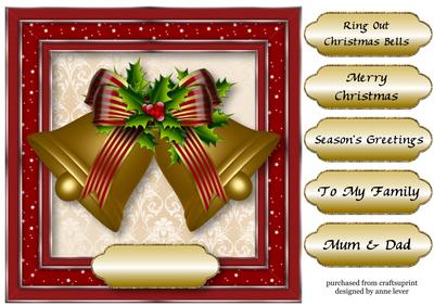 Golden Christmas Bells