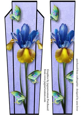 Art Deco Large Dl - Dutch Iris