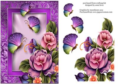 Enchanted Flowers & Butterflies.