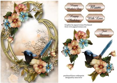 Summer Garden & Golden Frame
