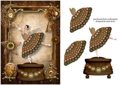 Steampunk Ballerina Music Box
