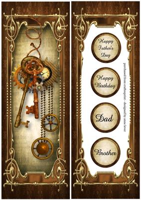 Large Dl Male Steampunk - Keys & Cogs