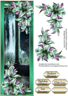 Large Dl Moonlight Celtic Waterfall Fantasy