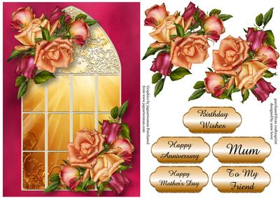 Enchanted Joy Roses Window