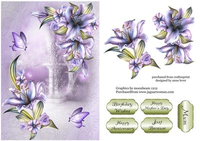 Soft Purple Lilies