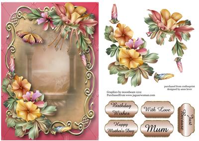 Fleur De La Foret Golden Scene in Pink