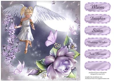 Little Angel, Roses & Butterflies