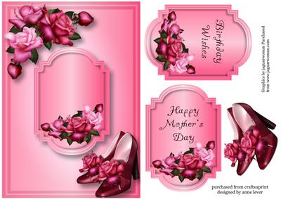 Pretty Pink Roses and Shoes