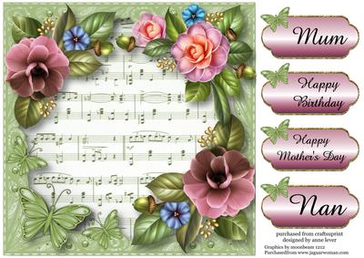 Camellia & Butterflies Soft Sheet Music
