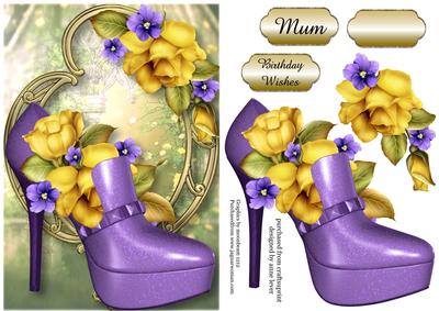Stunning Shoes - the New York Collection - Yellow Roses