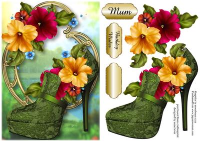 Stunning Shoes - the Venice Collection - Pretty Petunias