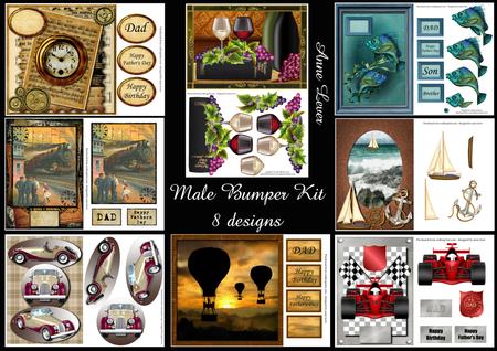 Male Themed Bumper Kit - 8 Designs