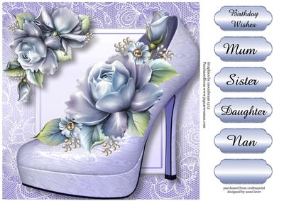 Stunning Shoes Lacey Square - Porcelain Roses