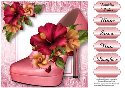 Stunning Shoes Lacey Square - the London - Hibiscus Flowers