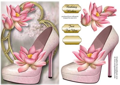 Stunning Shoes - the Eastern Collection - the Lotus Flower