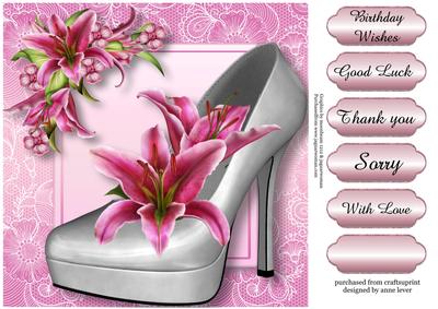Stunning Shoes Lacey Square - the London - Stargazer Lilies