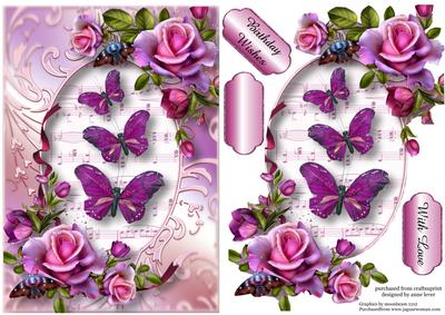 Butterfly Trio and Romantica Roses