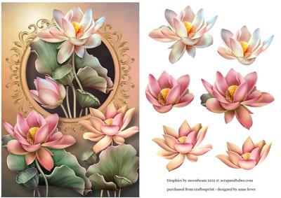 In Love of Lotus with Decoupage