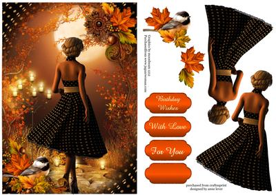Black Polka Dot Dress & Autumn Delight