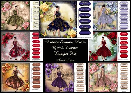 Vintage Summer Dress Quick Topper Bumper Kit