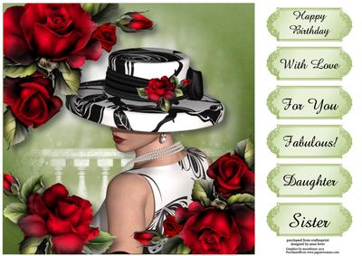 Race Day Elegance - Red Roses
