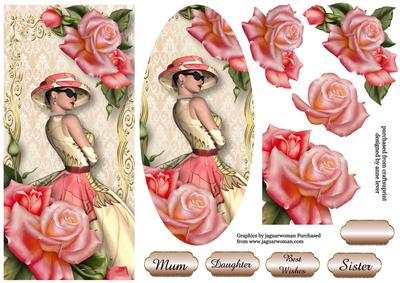 Race Day Chic - Dl + Plaque + Decoupage