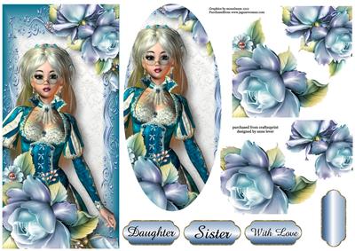 Beautiful Bella Mia - Dl + Plaque + Decoupage