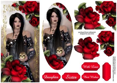 The Pirates Daughter - Dl + Plaque + Decoupage