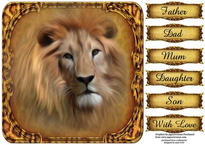 The Majestic Lion - Quick Topper