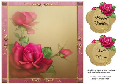 Celebration Roses Art Print Topper