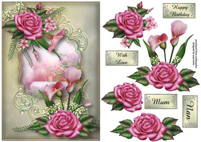 Gorgeous Pink Roses & Lilies