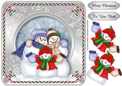 The Snowman Family Portrait