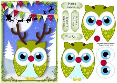Rudolf the Red Nosed Owl