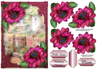 The Rose Cottage with Beautiful Dahlias