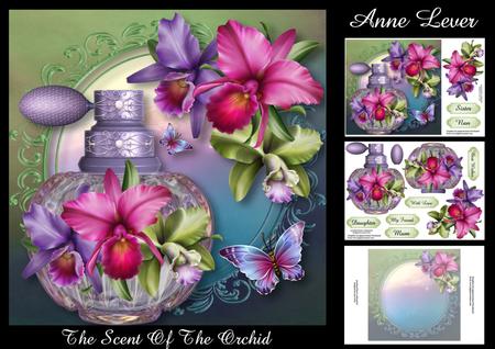 Gorgeous Perfume Bottle - the Scent of the Orchid