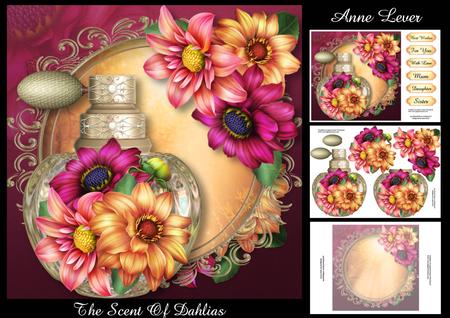 Gorgeous Perfume Bottle - the Scent of Dahlias